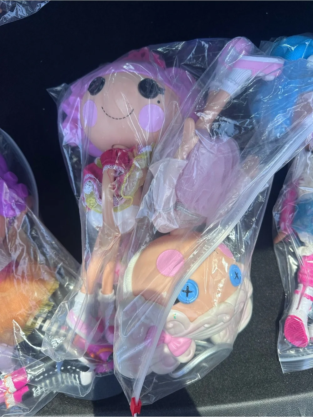 Assorted LalaOopsy Dolls Pack - Pink, Purple, Blue, Brown